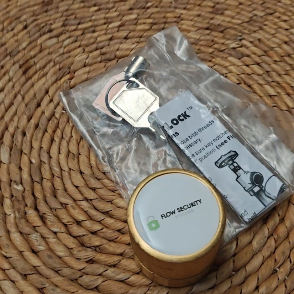 Flow Security Lock Set with Key